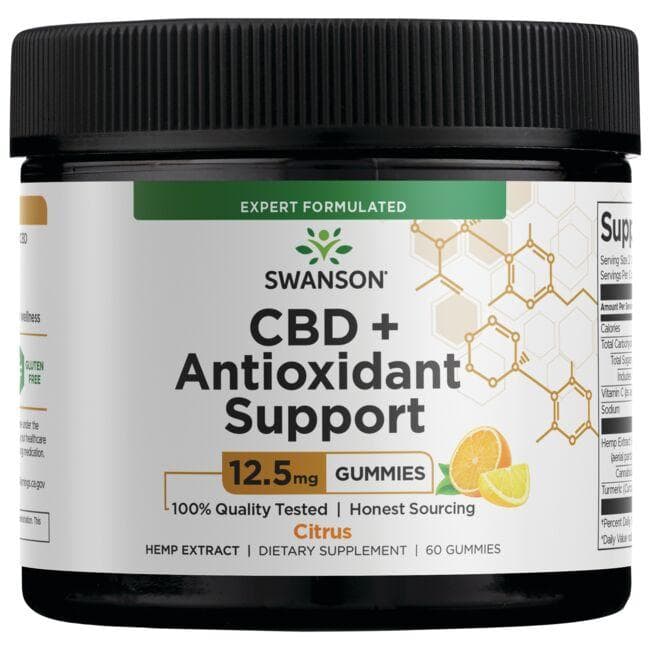 CBD + Antioxidant Support Gummies - Citrus