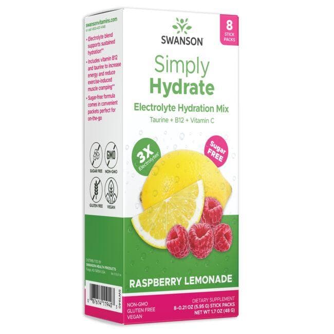 Simply Hydrate Electrolyte Hydration Mix - Raspberry Lemonade