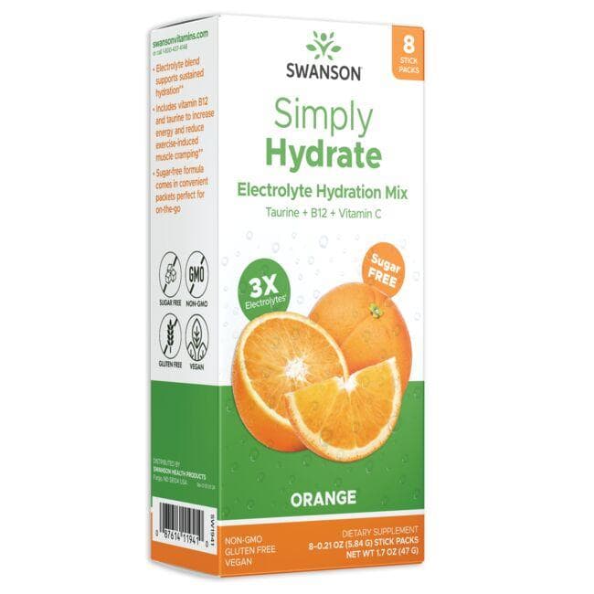 Simply Hydrate Electrolyte Hydration Mix - Orange