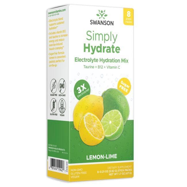 Simply Hydrate Electrolyte Hydration Mix - Lemon-Lime