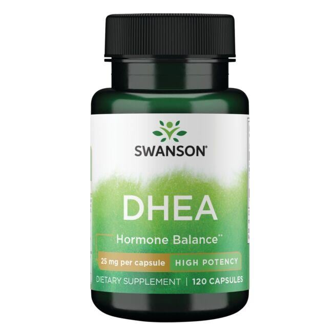 Swanson DHEA25 mg 30 Kapseln Lieferung aus DE 