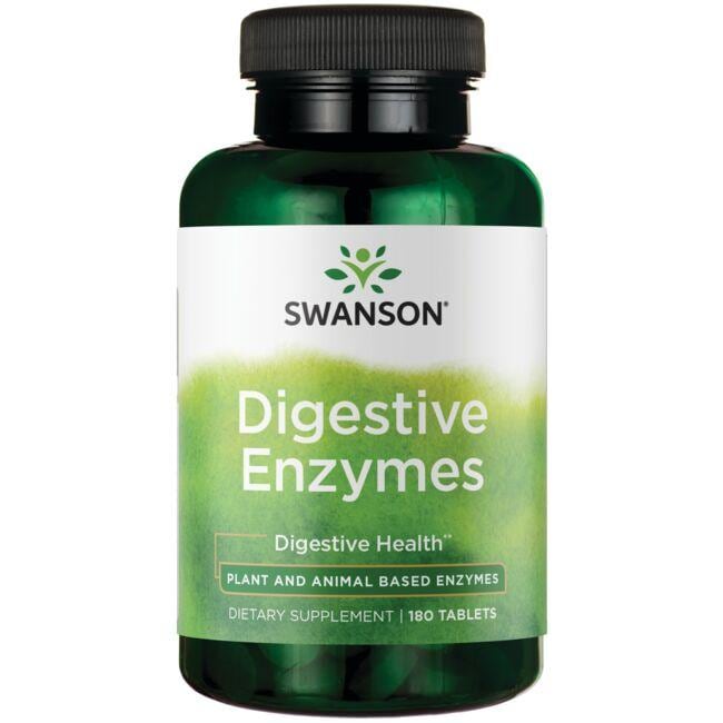 Swanson Premium Digestive Enzymes Supplement Vitamin 180 Tabs
