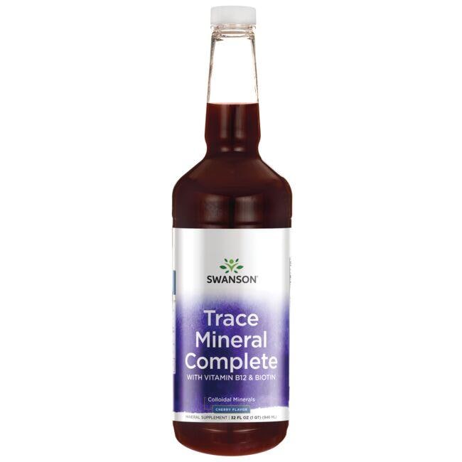 Trace Mineral Complete With Vitamin B12 & Biotin - Cherry Flavor