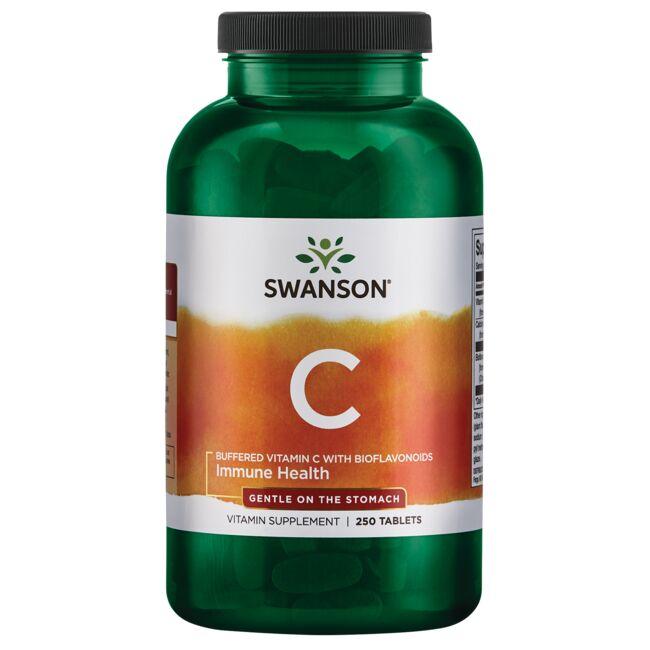 Swanson Premium Buffered Vitamin C with Bioflavonoids 1000 mg 250 Tabs