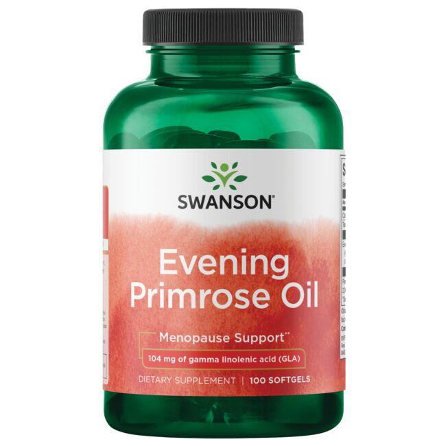 Swanson EFAs Evening Primrose Oil Vitamin 1.3 G 100 Soft Gels