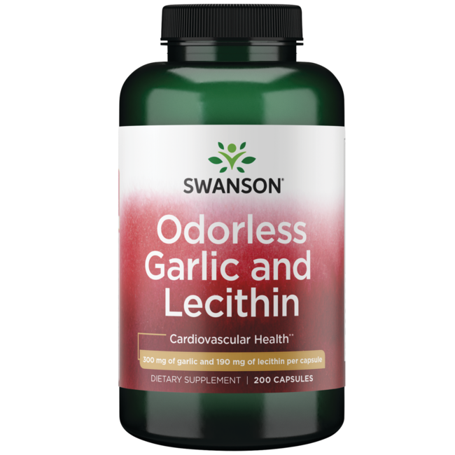 Garlic Supplement with Lecithin - Swanson Health Products
