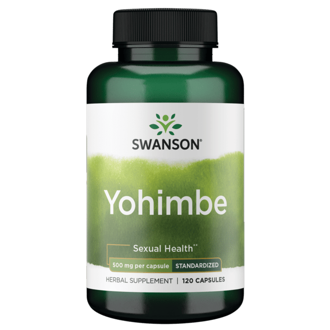 Yohimbe Bark Extract 500 Mg Supplement Swanson Health Products 