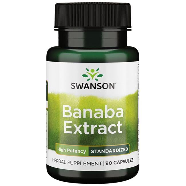 Swanson Superior Herbs Banaba Extract - High Potency Standardized Vitamin 60 mg 90 Caps