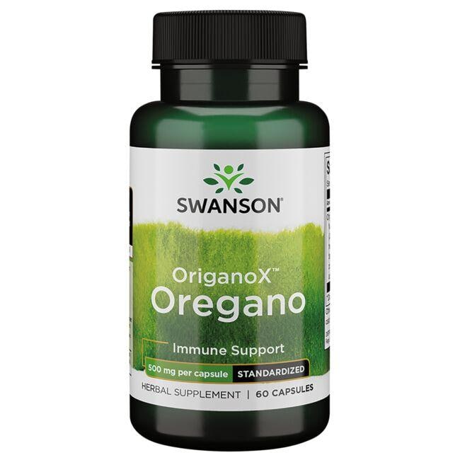 Swanson Superior Herbs Origanox Oregano - Standardized Vitamin 500 mg 60 Caps