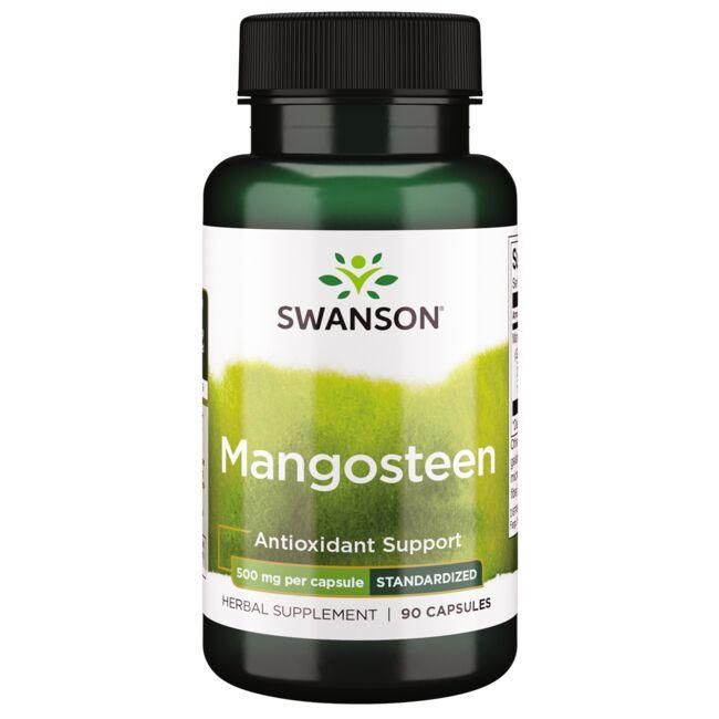 Swanson Superior Herbs Mangosteen - Standardized Vitamin 500 mg 90 Caps