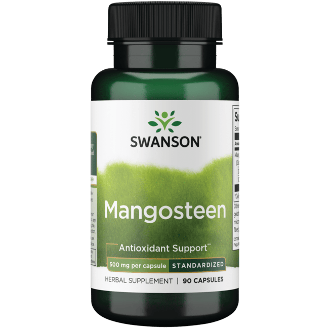 Mangosteen Extract 500 mg Supplement Swanson Health Products