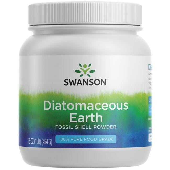 Swanson Healthy Home Diatomaceous Earth Fossil Shell Powder 100% Pure Food Grade 1 lb Powder Cleaning Products