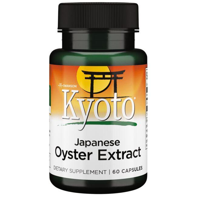 Swanson Kyoto Brand Japanese Oyster Extract Vitamin 500 mg 60 Caps