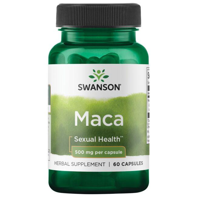 Swanson Passion Maca Vitamin 500 mg 60 Caps