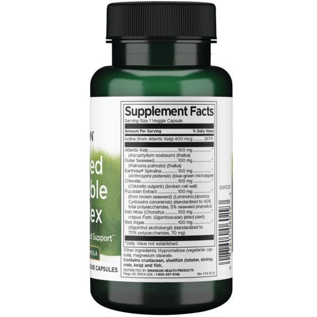 Seaweed & Sea Vegetable Supplement Complex Swanson Health Products