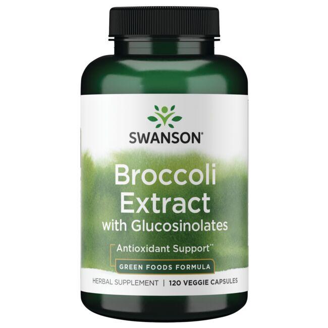 Swanson GreenFoods Formulas Broccoli Extract with Glucosinolates Supplement Vitamin 600 mg 120 Veg Caps