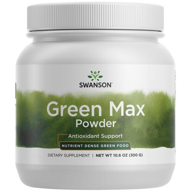 Swanson GreenFoods Formulas Green Max Powder 10.6 oz Powder