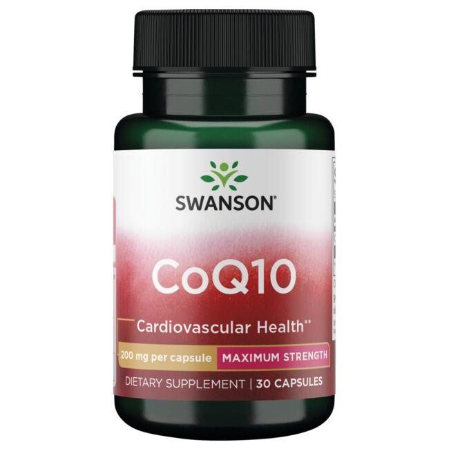 Swanson Ultra Coq10 - Maximum Strength Supplement Vitamin 200 mg 30 Caps