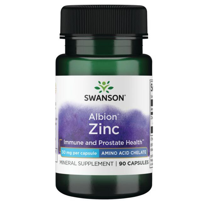 Swanson Ultra Albion Zinc Vitamin 30 mg 90 Caps