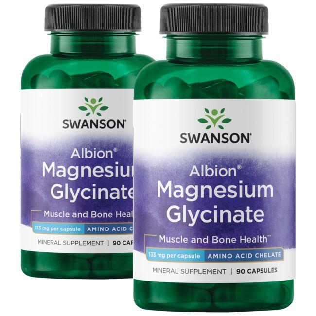 Albion Magnesium Glycinate - 2 Pack