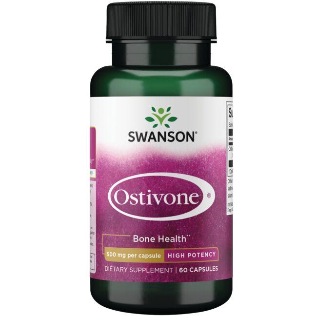 Swanson Ultra Ostivone - High Potency Supplement Vitamin 500 mg 60 Caps