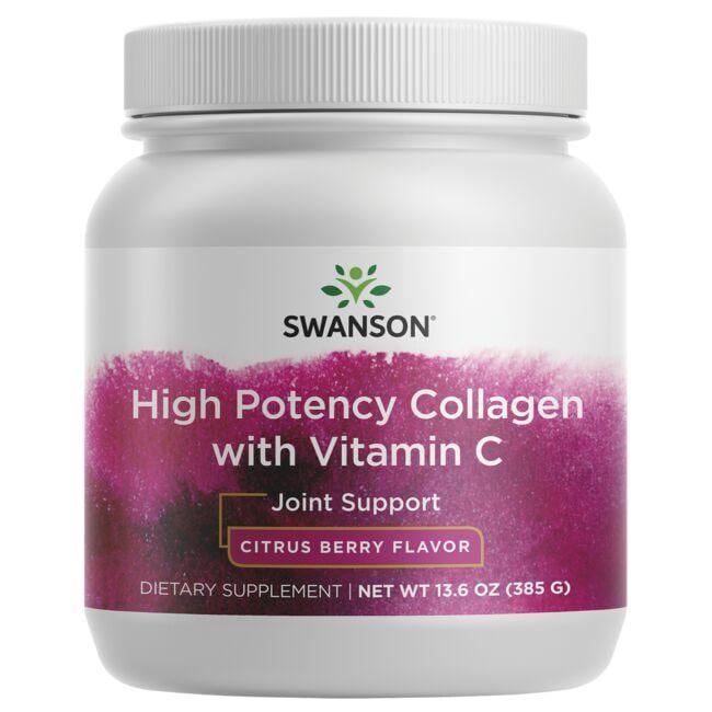 High Potency Collagen with Vitamin C - Citrus Berry Flavor