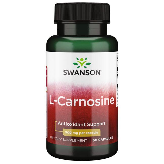 Swanson Ultra L-Carnosine Supplement Vitamin 500 mg 60 Caps