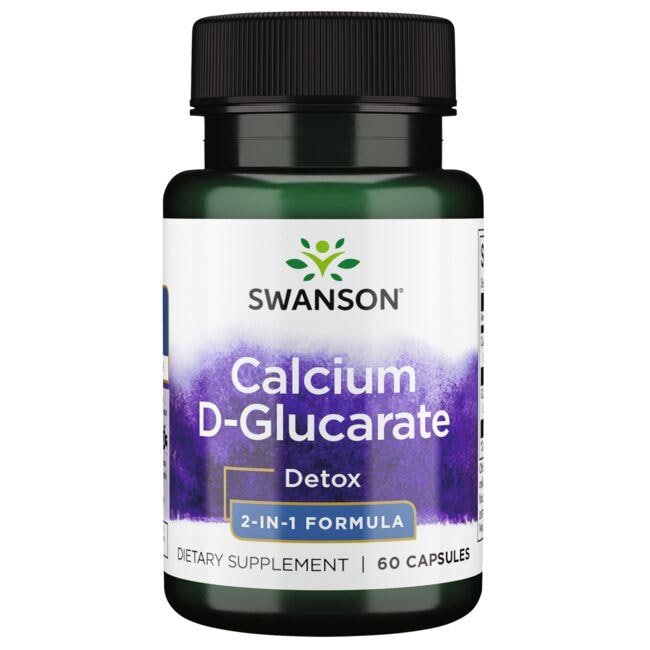 Swanson Ultra Calcium D-Glucarate - 2-in-1 Formula Vitamin 60 Caps