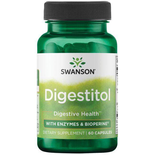 Swanson Ultra Digestitol with Enzymes & Bioperine Vitamin 60 Caps