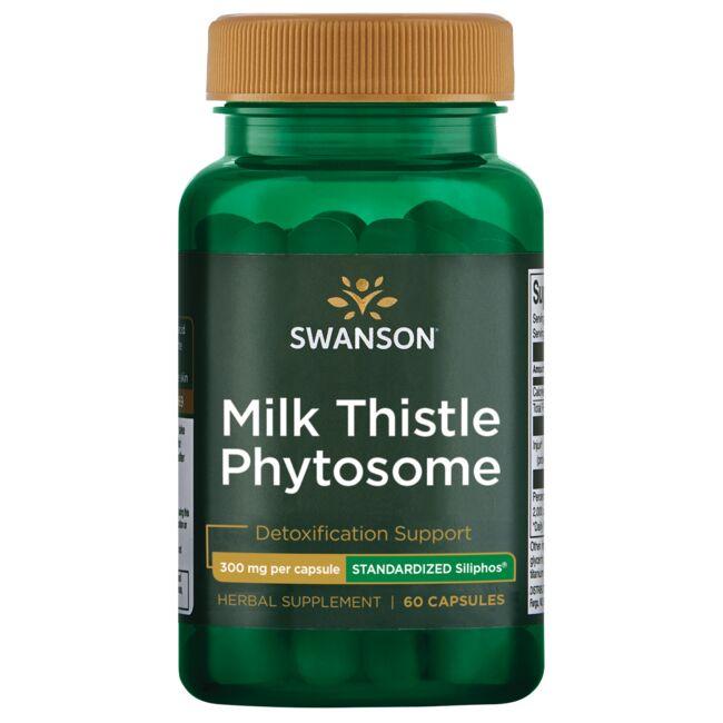 Swanson Ultra Milk Thistle Phytosome - Standardized Siliphos Vitamin 300 mg 60 Caps