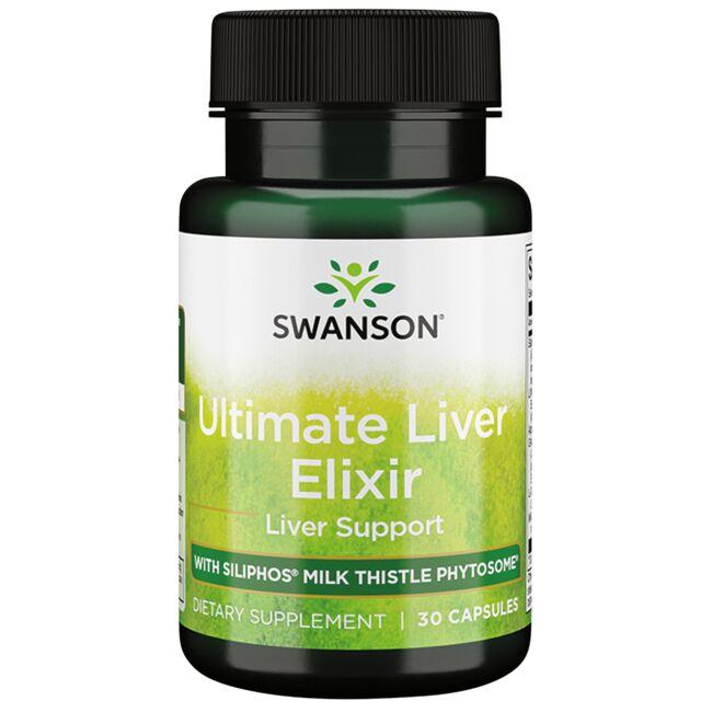 Swanson Ultra Ultimate Liver Elixir with Siliphos Milk Thistle Phytosome Vitamin 30 Caps