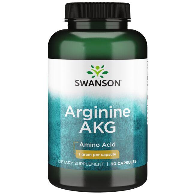 Swanson Ultra Arginine Akg Supplement Vitamin 1 G 90 Caps