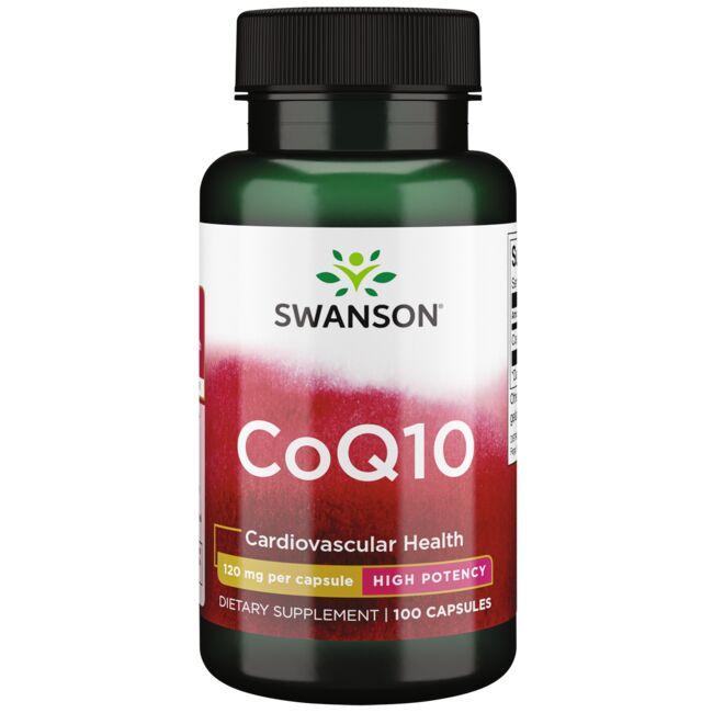 Swanson Ultra Coq10 - High Potency Supplement Vitamin 120 mg 100 Caps