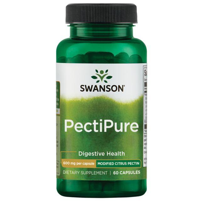 Swanson Ultra Pectipure Modified Citrus Pectin Vitamin 600 mg 60 Caps