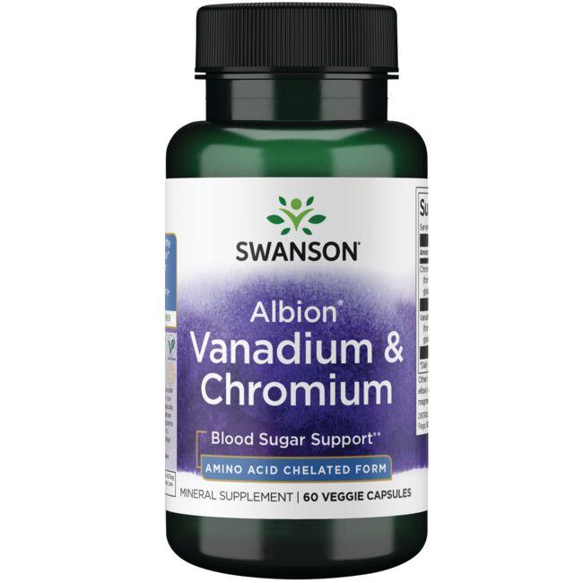 Swanson Ultra Albion Vanadium & Chromium Vitamin 60 Veg Caps