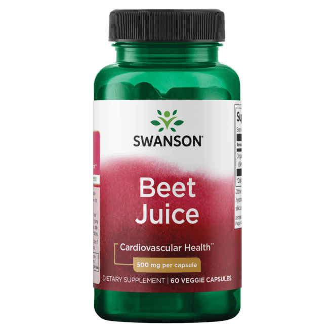 Swanson Ultra Made with Organic Beet Juice Freeze Dried 500 mg 60 Veg