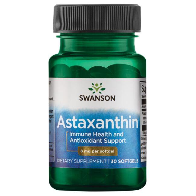 Swanson Ultra Astaxanthin Supplement Vitamin 8 mg 30 Soft Gels