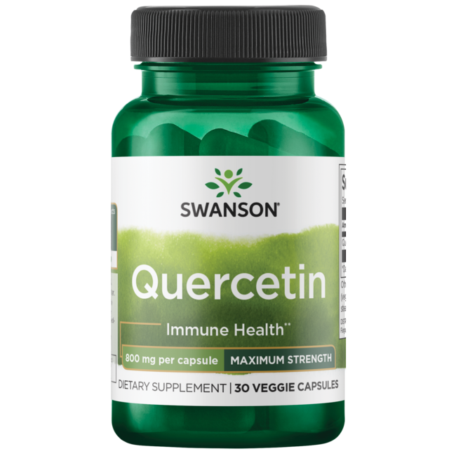 Swanson Ultra Maximum Strength Quercetin 800 mg 30 Veg Caps - Swanson ...