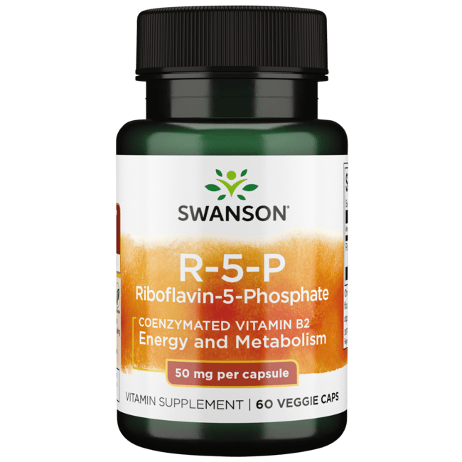 Swanson Ultra R5P (Riboflavin5Phosphate) 50 mg 60 Veg Caps