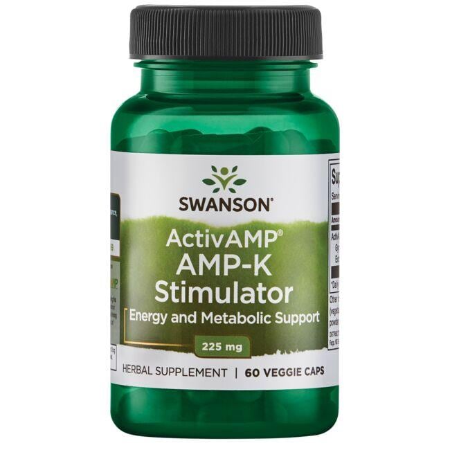 Swanson Ultra Activamp Amp-K Stimulator Vitamin 225 mg 60 Veg Caps