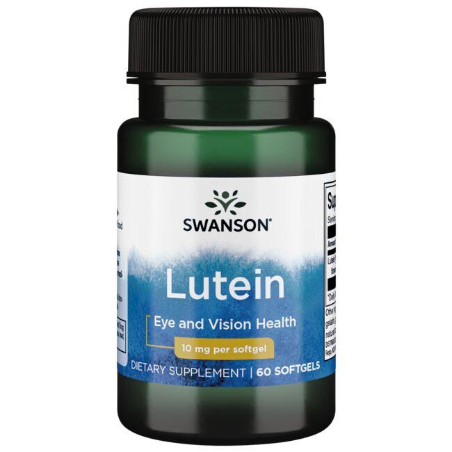 Swanson Ultra Lutein Vitamin 10 mg 60 Soft Gels