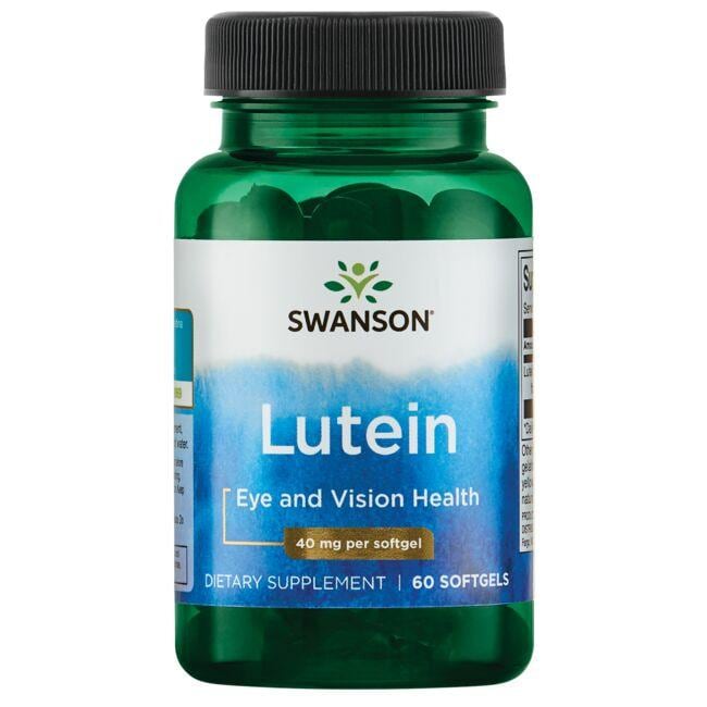 Swanson Ultra Lutein Vitamin 40 mg 60 Soft Gels