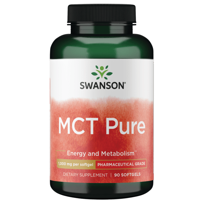 Swanson Ultra Pharmaceutical Grade MCT Pure 1,000 mg 90 Sgels Swanson