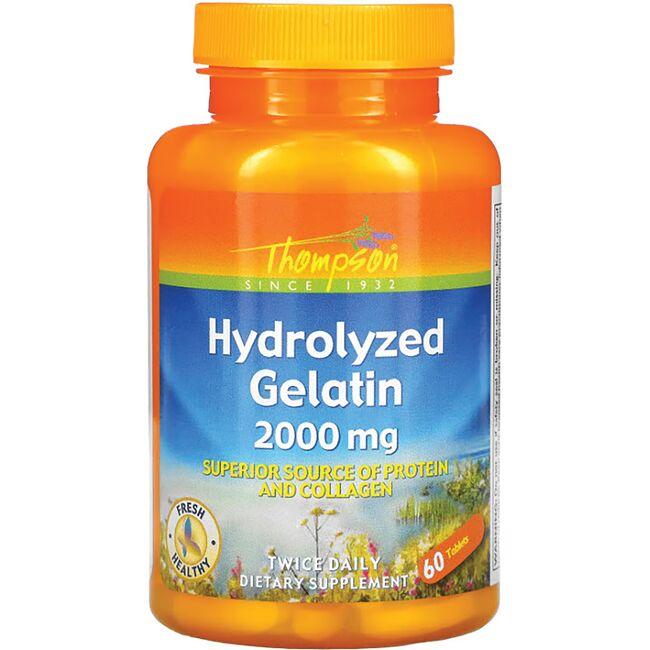 Thompson Hydrolyzed Gelatin Vitamin 2000 mg 60 Tabs