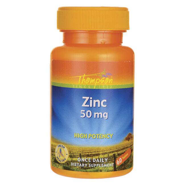 Thompson High Potency Zinc Vitamin 50 mg 60 Tabs