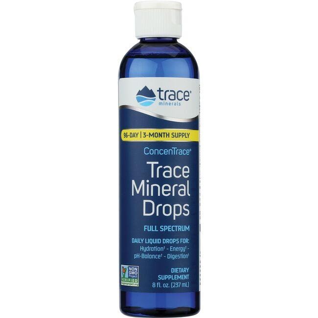 Trace Minerals Concentrace Mineral Drops Vitamin 8 fl oz Liquid