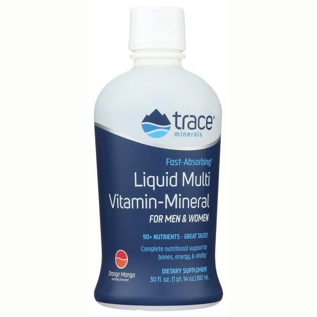 Trace Minerals Liquid Multi Vitamin-Mineral - Natural Orange Mango 30 fl oz Liquid