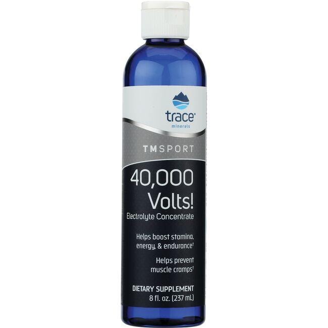 Trace Minerals 40,000 Volts! Electrolyte Concentrate Vitamin 8 fl oz Liquid