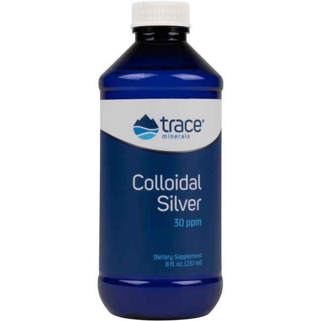 Trace Minerals Colloidal Silver Vitamin 30 Ppm 8 fl oz Liquid