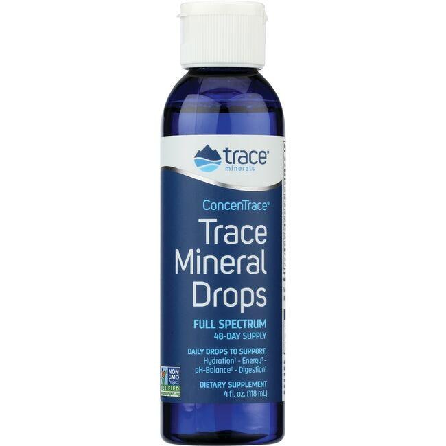 Trace Minerals Concentrace Mineral Drops Vitamin 4 fl oz Liquid